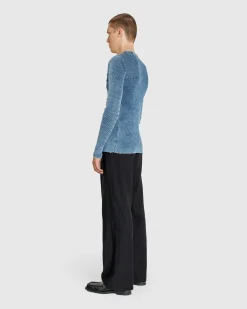 Best Sale Diesel M-Acerata Knitwear peacoat