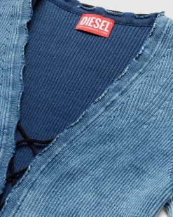 Best Sale Diesel M-Acerata Knitwear peacoat