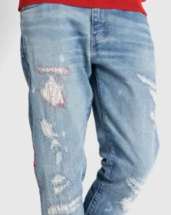 Shop Levi's Made in Japan 512 Denim doodle