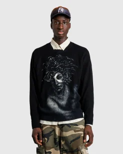 Discount Fucking Awesome Medusa Sweater black/off-white