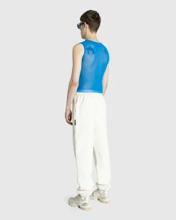 Store Jean Paul Gaultier Mesh Tank Top Flocked "Earth" Ibiza Blue/Black ibizablue/black