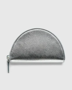 Flash Sale Maison Margiela Micro Half Moon Pouch Metallic Grey metallicgrey