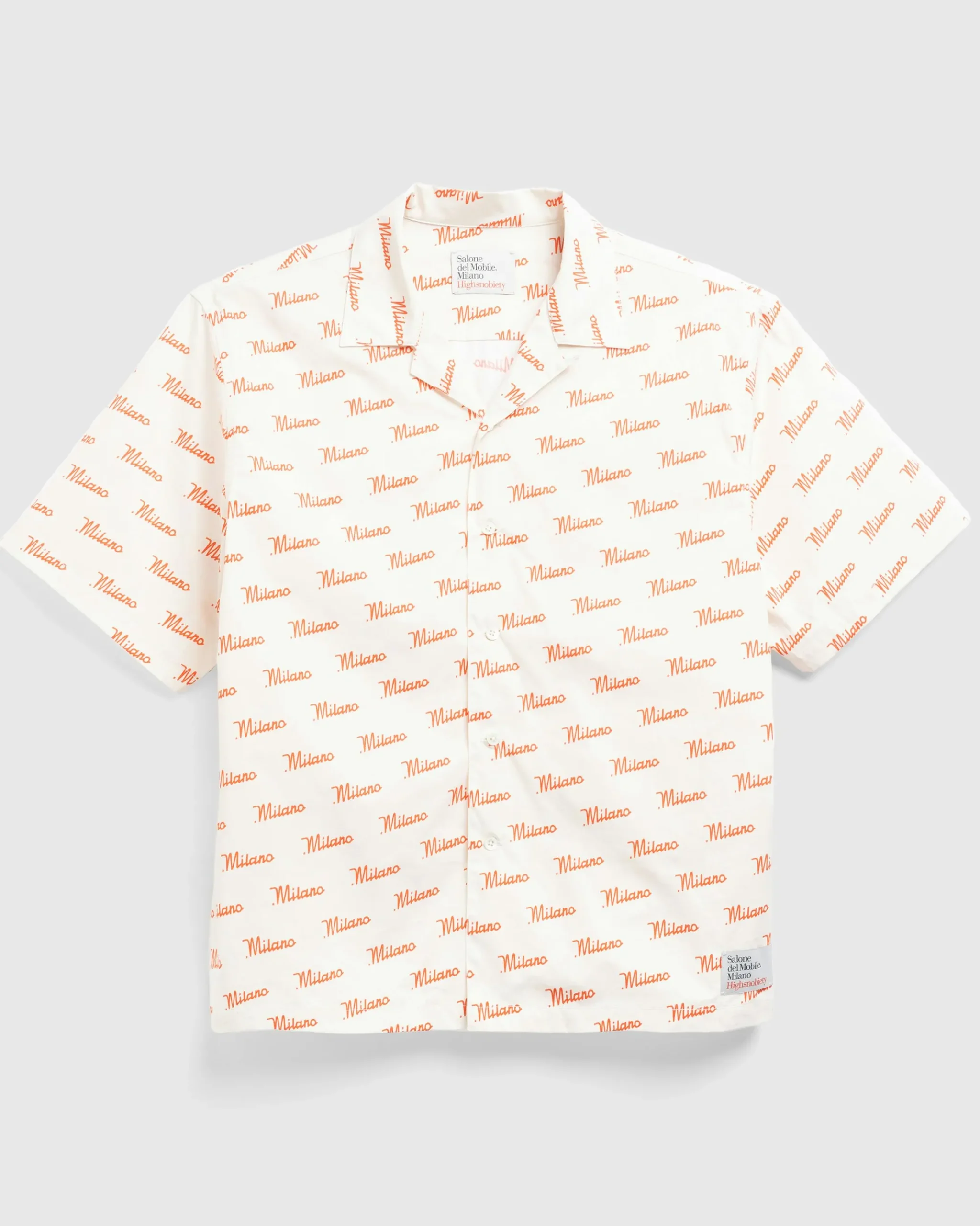Sale Highsnobiety Milano Shirt /Red white