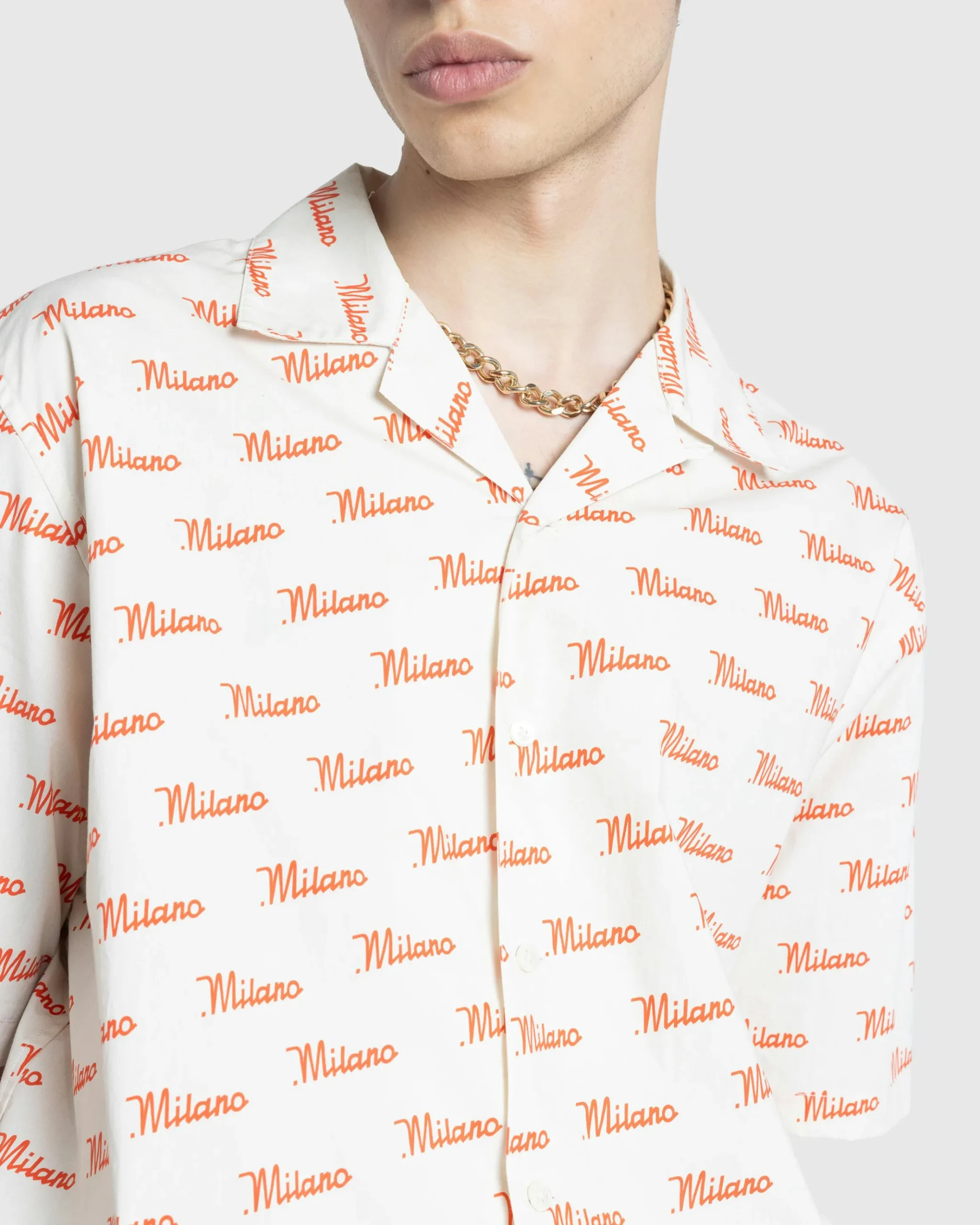 Sale Highsnobiety Milano Shirt /Red white