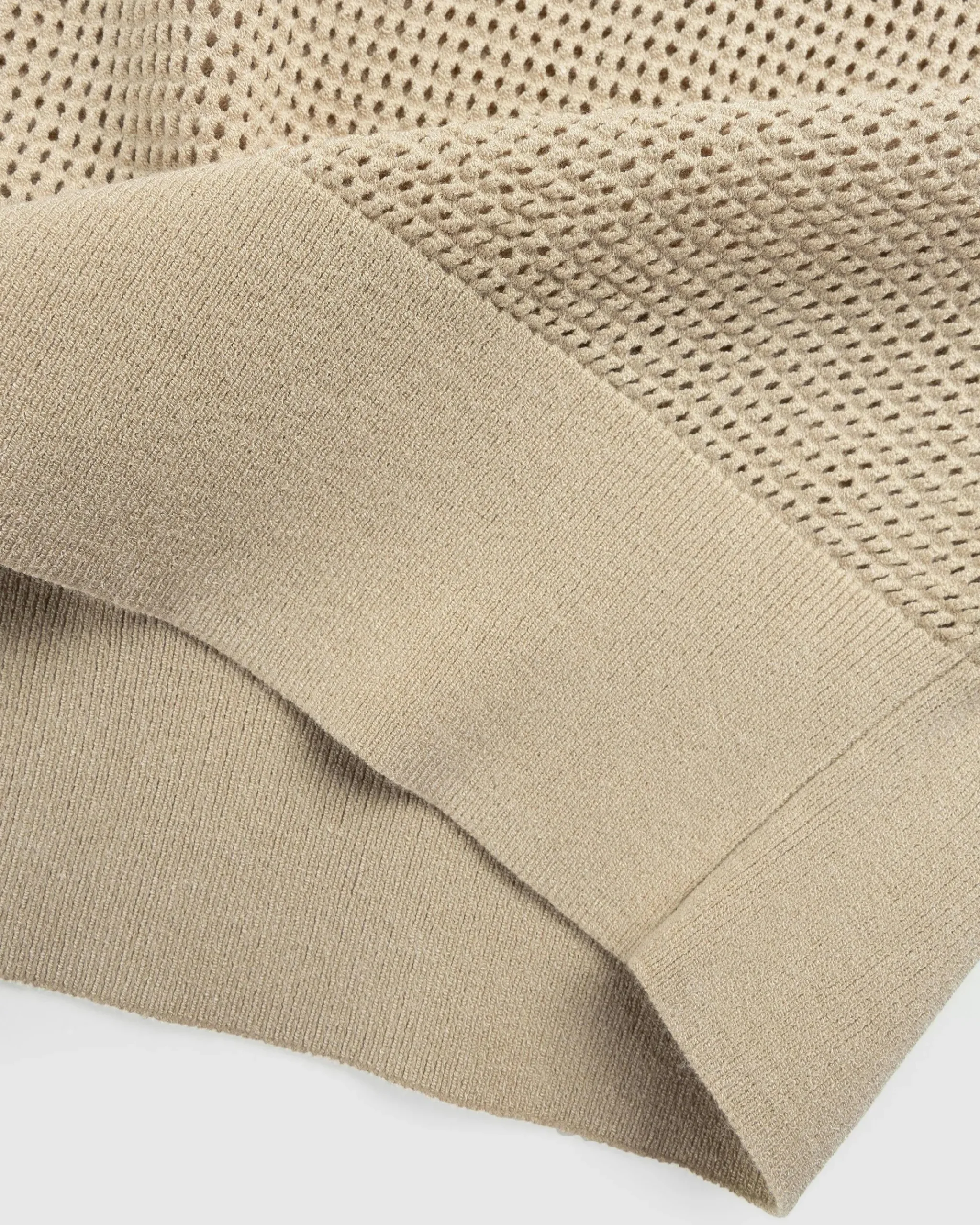 New Dries van Noten Mindo Knit Polo beige