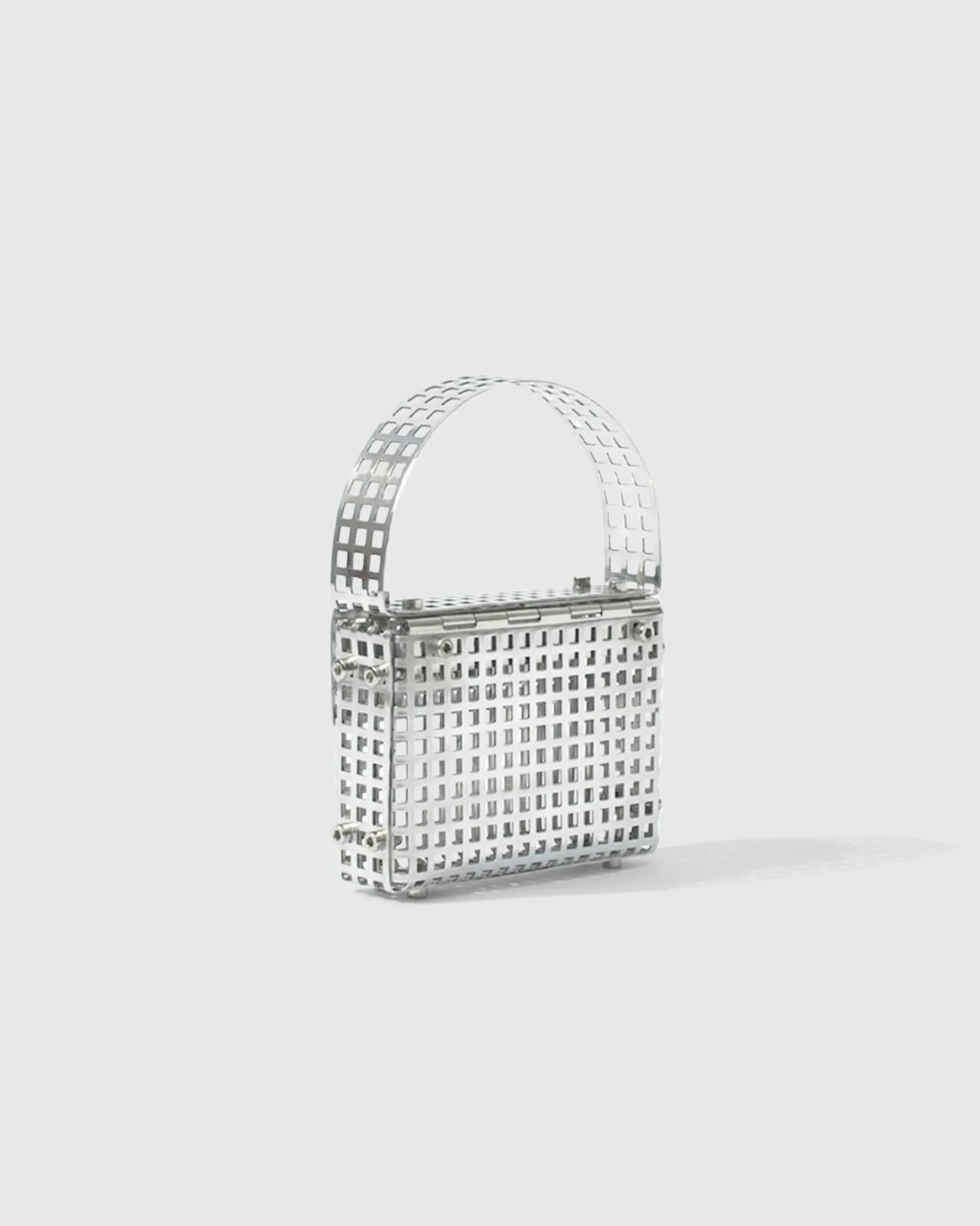 Hot Hans TM Mini Metal Bag silver