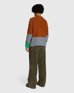 Flash Sale ERL Mohair Skull Intarsia Sweater Knit brown