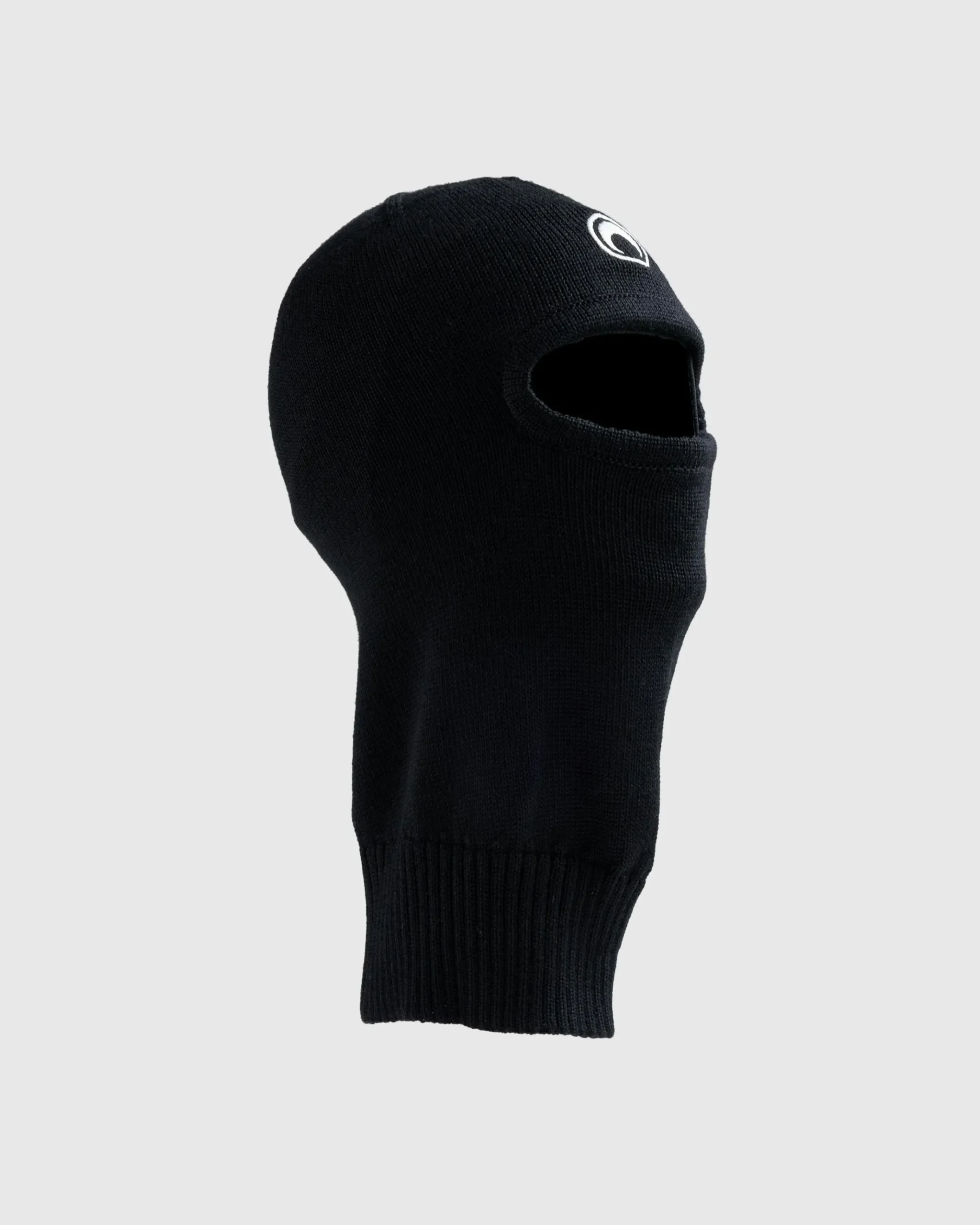 Best Sale Marine Serre Moon Logo Knit Balaclava black