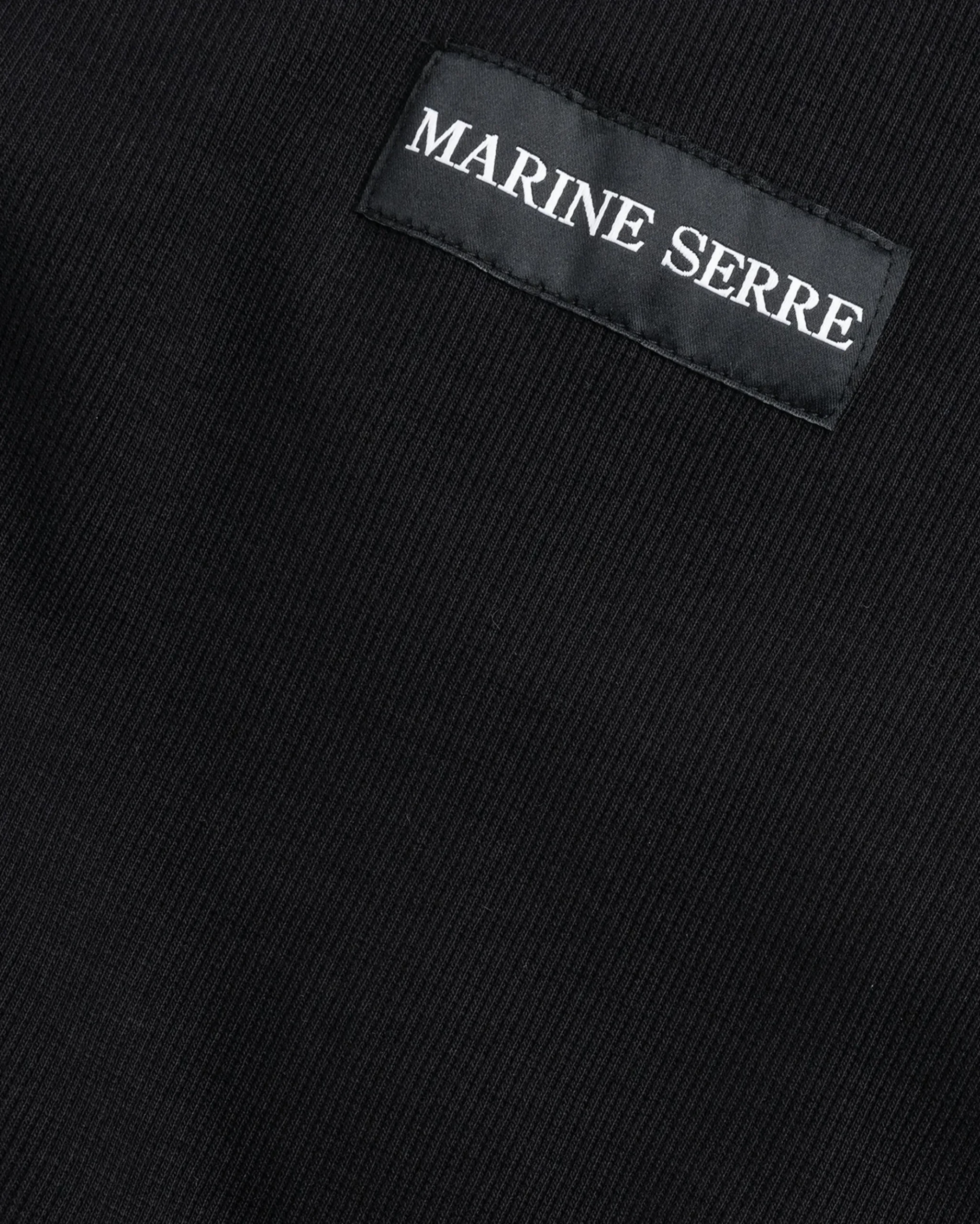 Flash Sale Marine Serre Moon Logo Ribbed Jersey Tank Top black