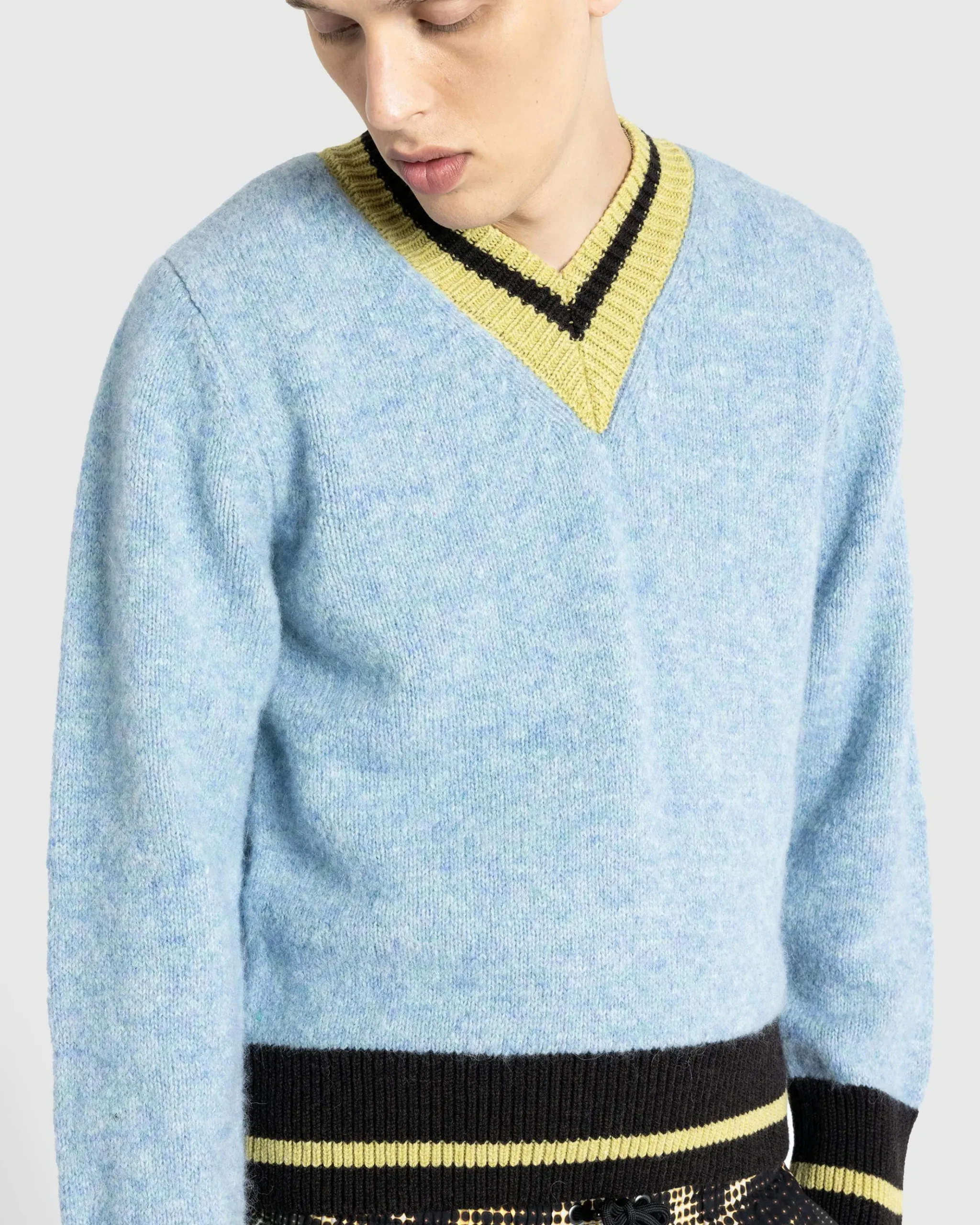 Cheap Dries van Noten Moon Sweater Light Blue lightblue