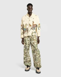 Outlet Carne Bollente Moonlight Fauna Shirt beige