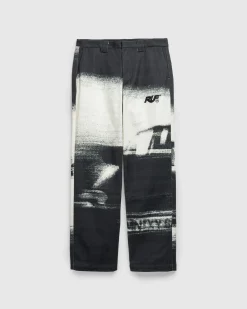 Store RUF Motion Blur Pants Black/White printed