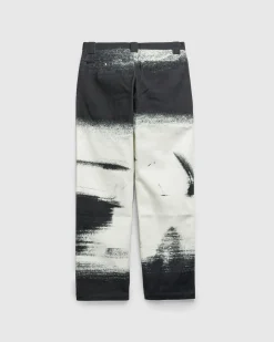 Store RUF Motion Blur Pants Black/White printed