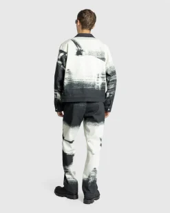 Store RUF Motion Blur Pants Black/White printed