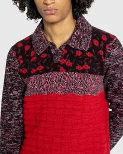 Sale J.W. Anderson Multi Stitch Polo Bright Red brightred