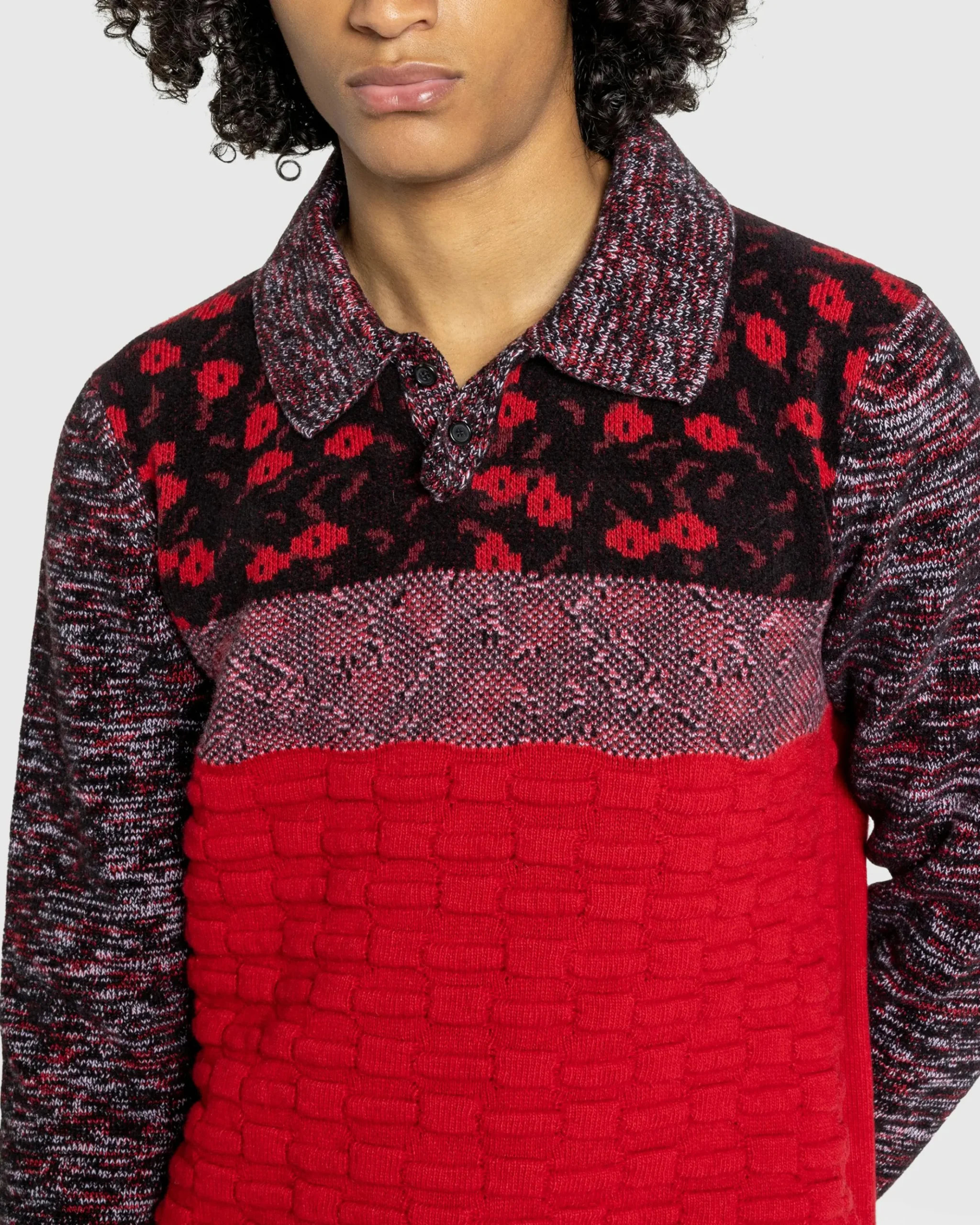 Sale J.W. Anderson Multi Stitch Polo Bright Red brightred