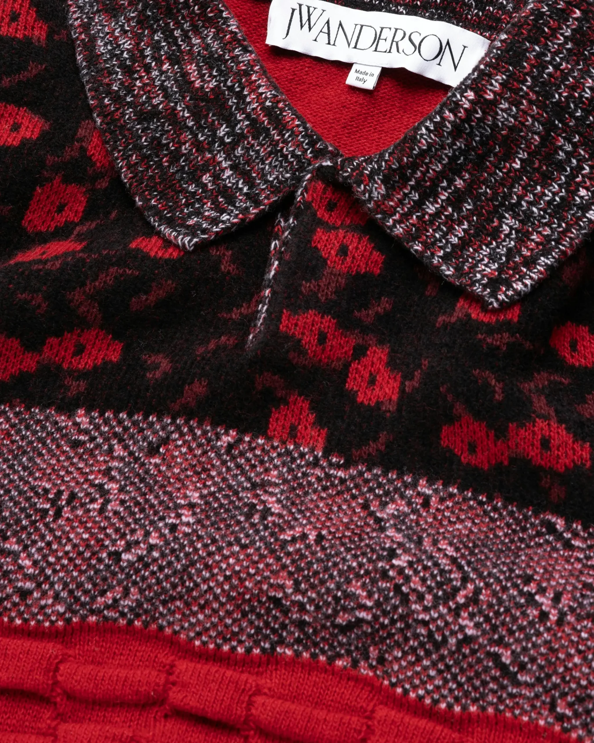 Sale J.W. Anderson Multi Stitch Polo Bright Red brightred