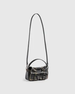 Flash Sale Acne Studios Multi-Pocket Micro Bag darkbrown/beige