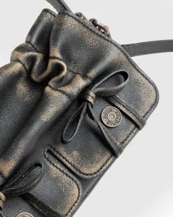 Flash Sale Acne Studios Multi-Pocket Micro Bag darkbrown/beige