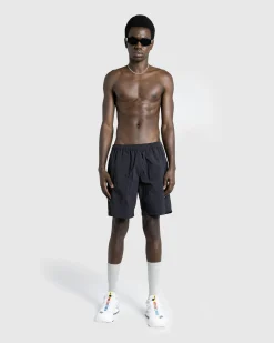 Best Highsnobiety HS05 Natural Dyed Nylon Shorts black