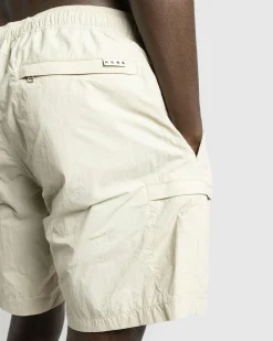 Sale Highsnobiety HS05 Natural Dyed Nylon Shorts beige