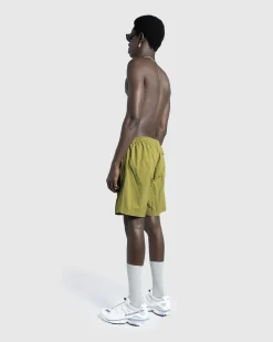 Hot Highsnobiety HS05 Natural Dyed Nylon Shorts Olive khaki