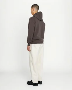 Cheap Highsnobiety Neue Baukunst Fleece Hoodie Dark Brown darkbrown
