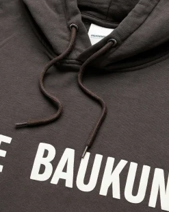 Cheap Highsnobiety Neue Baukunst Fleece Hoodie Dark Brown darkbrown