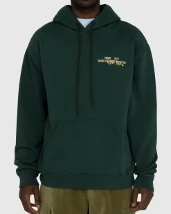 New Highsnobiety New York Line Hoodie Dark green