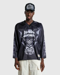 Flash Sale Fucking Awesome Nightmare Hockey Jersey black