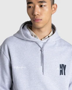 Cheap Highsnobiety Not In New York Hoodie Grey melangegrey