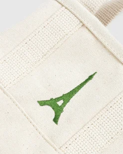 Best Sale Highsnobiety Not in Paris 5 Mini Canvas Tote Bag beige