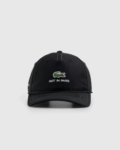 Flash Sale Lacoste Not In Paris Cap black