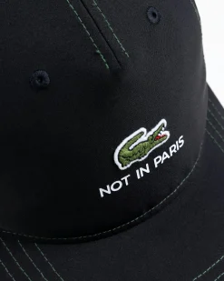 Flash Sale Lacoste Not In Paris Cap black