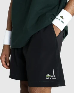 Outlet Lacoste Not In Paris Tennis Shorts Black green