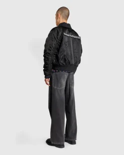 Cheap Stockholm Surfboard Club Nylon Bomber Jacket black