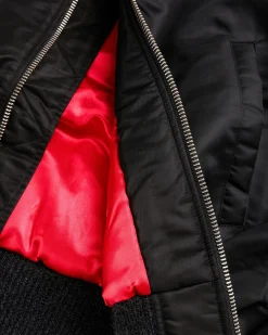 Cheap Stockholm Surfboard Club Nylon Bomber Jacket black
