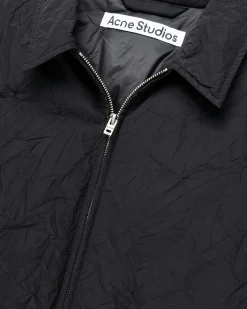 Best Sale Acne Studios Nylon Jacket black
