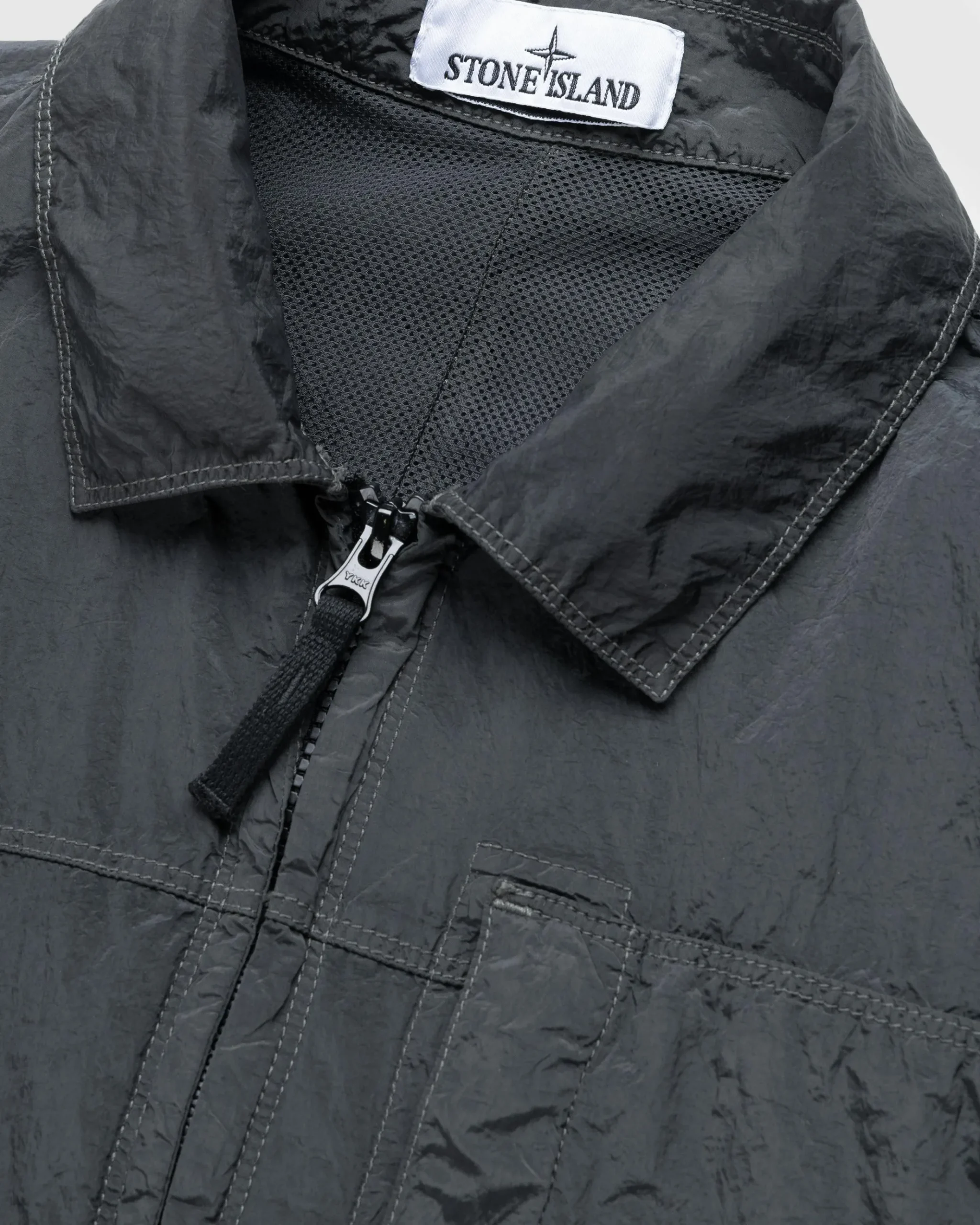 Best Sale Stone Island Nylon Metal Overshirt Lead Grey leadgrey