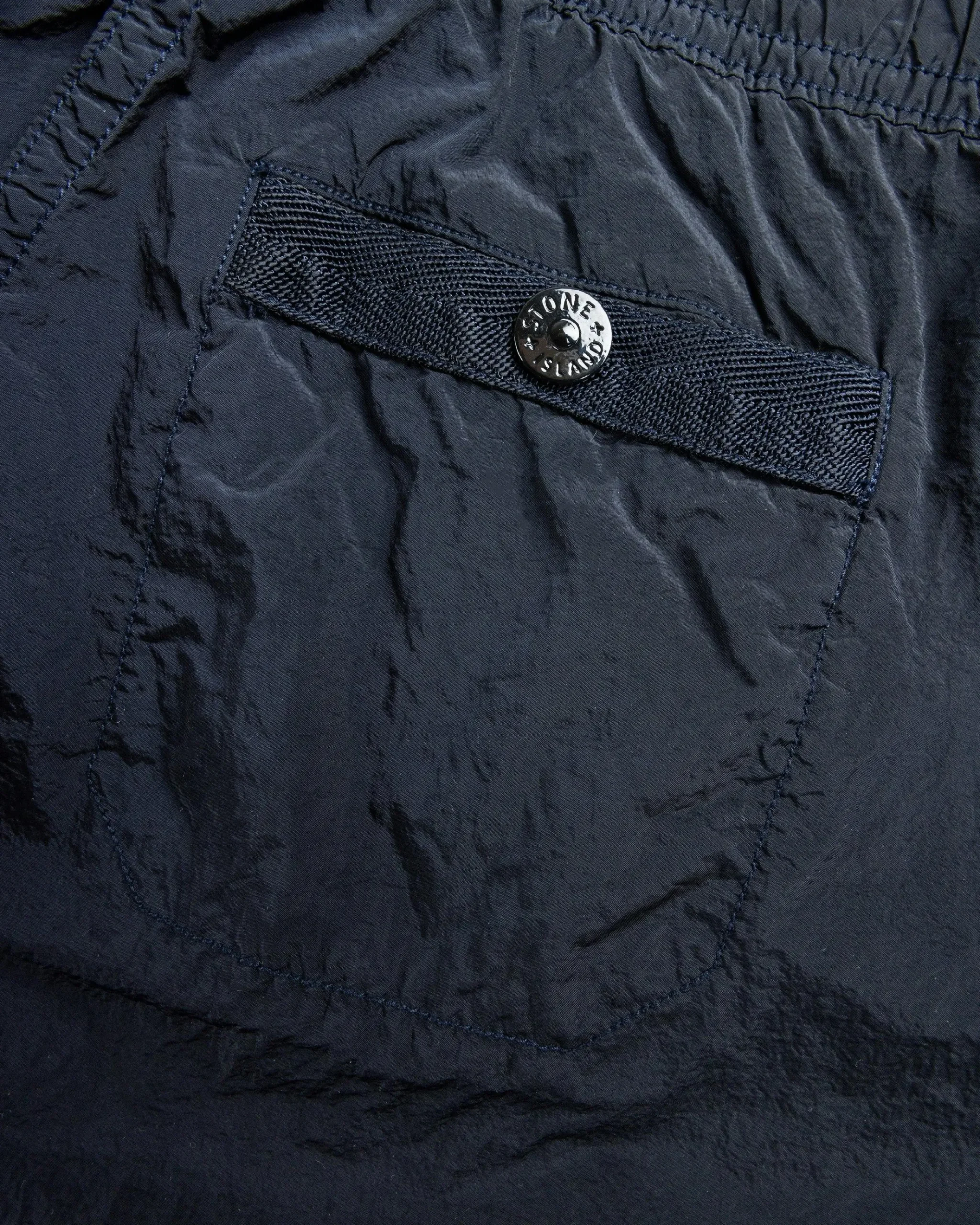Hot Stone Island Nylon Metal Swim Shorts Navy Blue navyblue