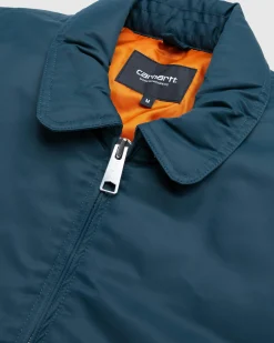Cheap Carhartt WIP Olten Bomber Duck Blue/Turmeric
