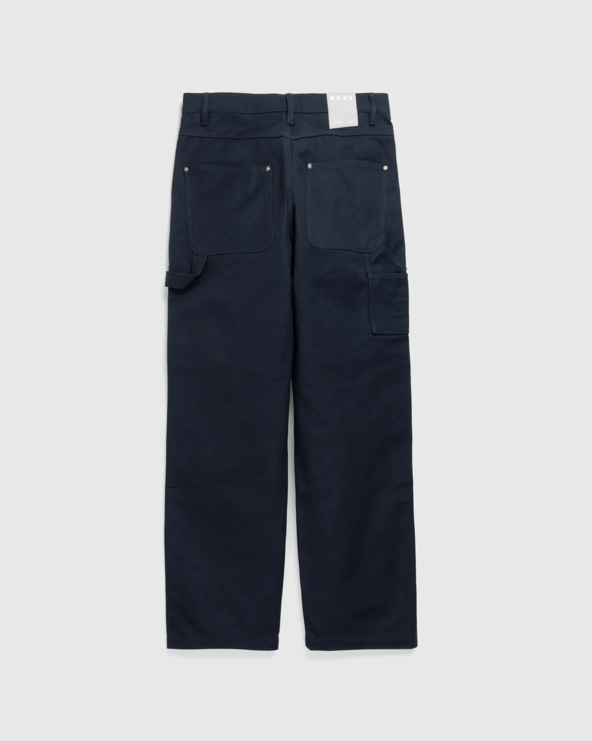 Discount Highsnobiety HS05 Oxford Canvas Carpenter Trousers Navy unavailable