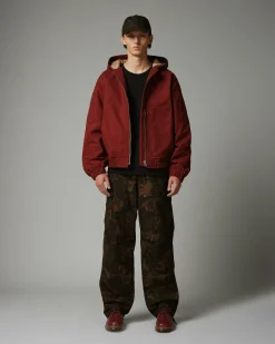 Hot Highsnobiety HS05 Oxford Canvas Insulated Jacket red