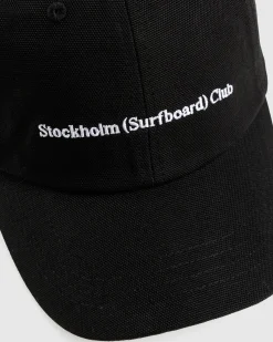 Shop Stockholm Surfboard Club Pac Cap black