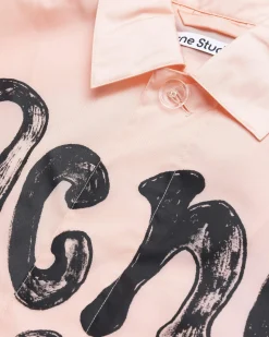Outlet Acne Studios Packable Trench Coat Pink peachpink