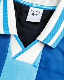 New Botter Padded L/S Polo Striped Blue stripedblue
