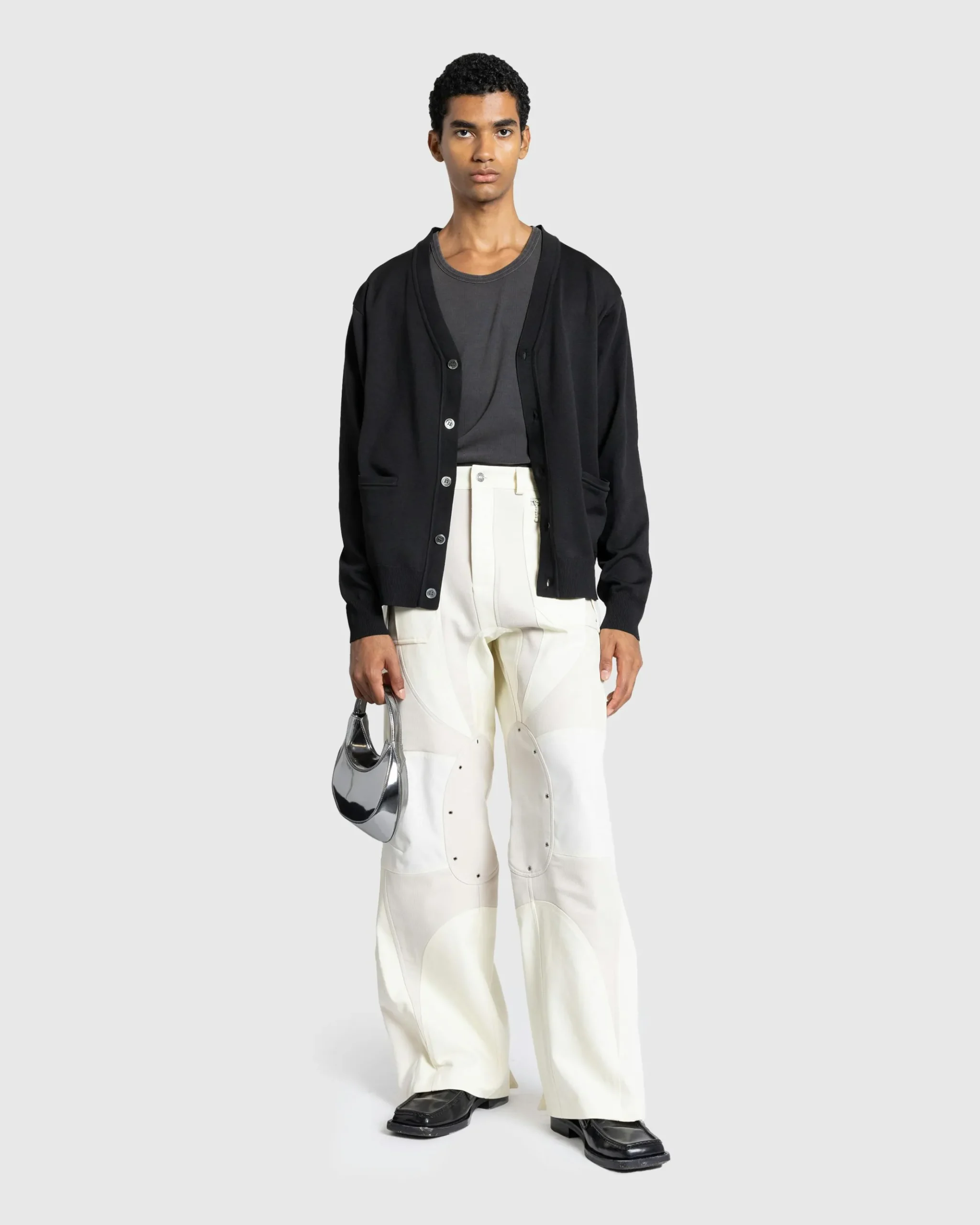 Hot Mugler Pantalon Off White/Snow