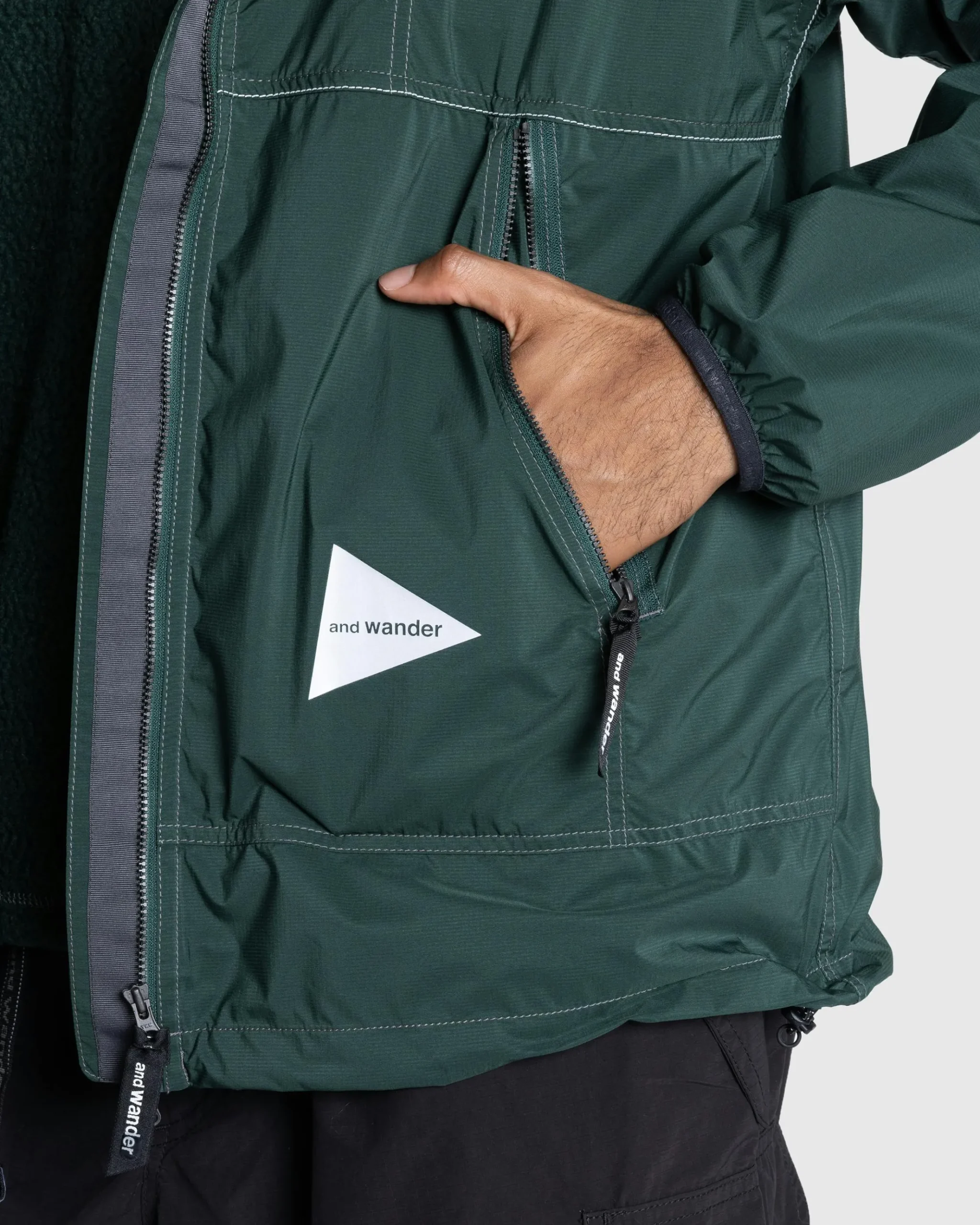 Flash Sale And Wander Pertex Wind Jacket green