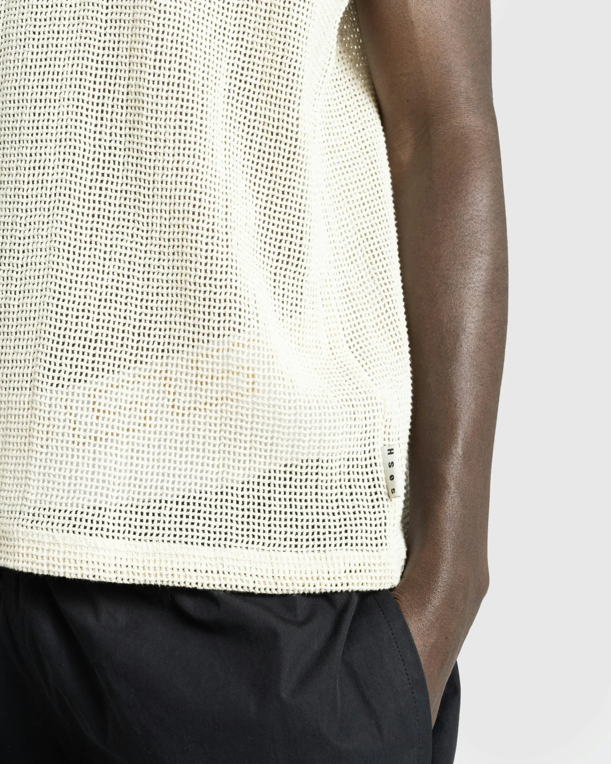 Store Highsnobiety HS05 Pigment Dyed Mesh Tank Top natural