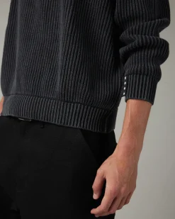 Outlet Highsnobiety HS05 Pigment Dyed Sweater washedblack